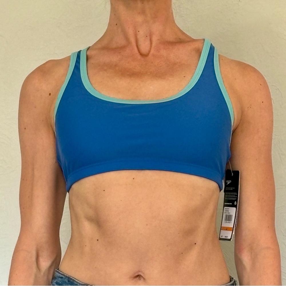 NEW! Blue Speedo Sports Bra WITH TAGS